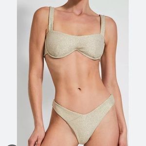 NEW Devon Windsor gold bikini size S